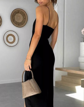 Vestido Midi Bulgari de Alcinha e Fenda